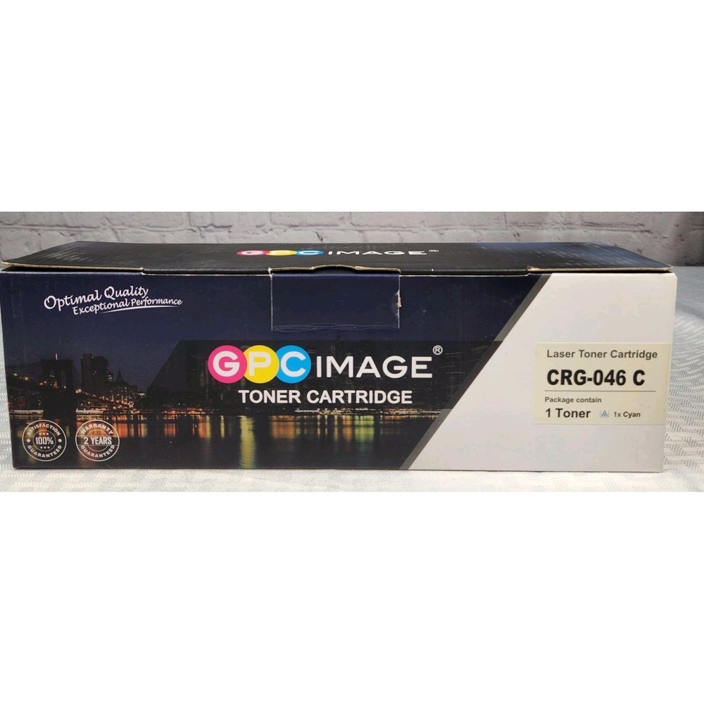 New Sealed GPC Image Laser Toner Cartridge CRG-046 C  Cyan Printer Copier
